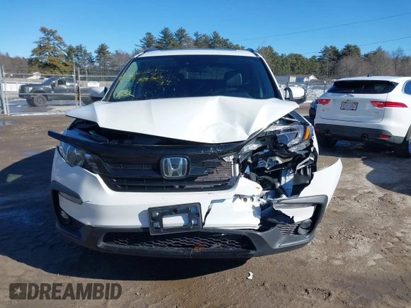 2021 Honda Pilot Special Edition with VIN 5FNYF6H2XMB030592, listed as a IAAI auction lot 41479543 with 16,433 mi miles and . Bid and sale history available at DreamBid. Image 12.