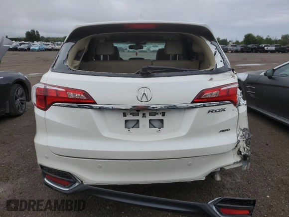 2018 Acura RDX Advance with VIN 5J8TB4H76JL806443, listed as a Copart auction lot 66811894 with 109,303 mi miles and Salvage title. Bid and sale history available at DreamBid. Image 6.