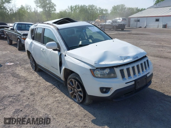 2016 Jeep Compass High Altitude z VIN 1C4NJDEB7GD657935, wystawiony jako IAAI lot #42216172 z przebiegiem 131 137 mil mil oraz . Historia ofert i sprzedaży dostępna na DreamBid. Obrazek 1.