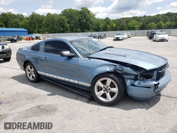 2007 Ford Mustang Deluxe with VIN 1ZVFT80NX75315328, listed as a Copart auction lot 58663295 with 177,316 mi miles and Salvage title. Bid and sale history available at DreamBid. Image 4.