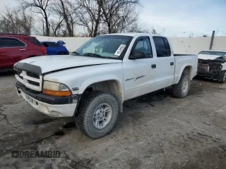 2000 Dodge Dakota Sport with VIN 1B7GG2AN2YS794418, listed as a Copart auction lot 85049154 with 165,444 mi miles and Salvage Title. Bid and sale history available at carsss.com. Image 1.