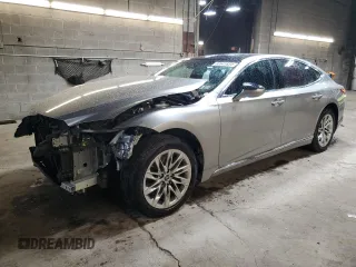2021 Lexus LS with VIN JTHD51GFXM5008648, listed as a Copart auction lot 82641634 with 37,009 mi miles and Salvage Title. Bid and sale history available at carsss.com. Image 1.