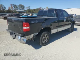 2006 Ford F-150 XLT with VIN 1FTPX14V76NB55467, listed as a Copart auction lot 76384134 with 195,850 mi miles and Salvage Title. Bid and sale history available at carsss.com. Image 3.