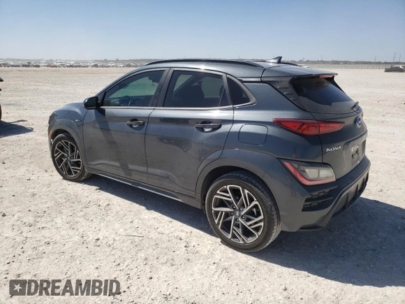 2023 Hyundai Kona N Line with VIN KM8K3CA38PU941480, listed as a Copart auction lot 48387575 with 30,923 mi miles and Salvage Title. Bid and sale history available at carsss.com. Image 2.