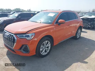 2024 Audi Q3 S line Premium Plus with VIN WA1EECF36R1092050, listed as a IAAI auction lot 42323941 with 12,193 mi miles and . Bid and sale history available at DreamBid. Image 2.