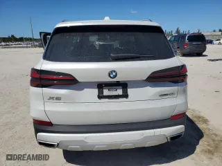2024 BMW X5 sDrive40i with VIN 5UX13EU00R9S43348, listed as a Copart auction lot 49572065 with 0 mi miles and Salvage Title. Bid and sale history available at carsss.com. Image 6.