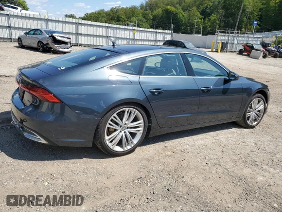 2020 Audi A7 Prestige with VIN WAUS2AF23LN026842, listed as a Copart auction lot 68279604 with 42,820 mi miles and Salvage Title. Bid and sale history available at carsss.com. Image 3.