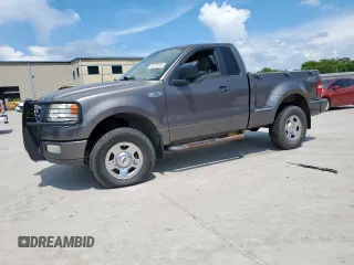 2005 Ford F-150 STX with VIN 1FTRF04W55KC00341, listed as a Copart auction lot 62238345 with 125,624 mi miles and Clean title. Bid and sale history available at DreamBid. Image 1.