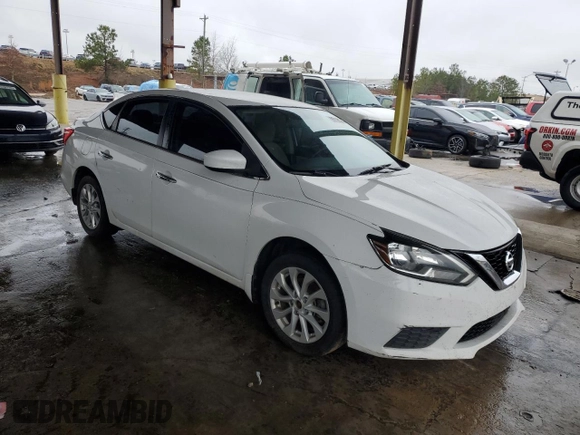 2017 Nissan Sentra SV with VIN 3N1AB7AP2HY238908, listed as a Copart auction lot 88949145 with 186,101 mi miles and Salvage title. Bid and sale history available at DreamBid. Image 4.