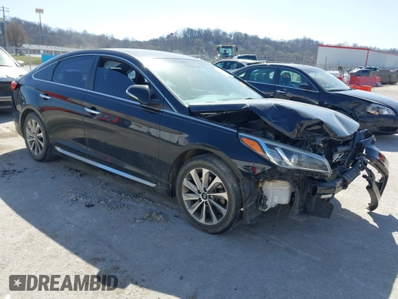 2016 Hyundai Sonata Sport with VIN 5NPE34AF3GH309904, listed as a IAAI auction lot 41811864 with 176,212 mi miles and . Bid and sale history available at DreamBid. Image 1.