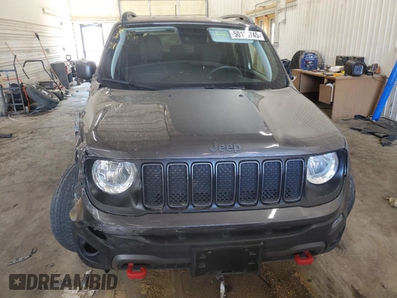 2021 Jeep Renegade Trailhawk with VIN ZACNJDC11MPM22564, listed as a Copart auction lot 50128745 with 30,738 mi miles and Salvage title. Bid and sale history available at DreamBid. Image 5.