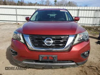 2017 Nissan Pathfinder SV z VIN 5N1DR2MN1HC695846, wystawiony jako Copart lot #45953705 z przebiegiem 135 587 mil mil oraz Szkody całkowita. Historia ofert i sprzedaży dostępna na DreamBid. Obrazek 5.