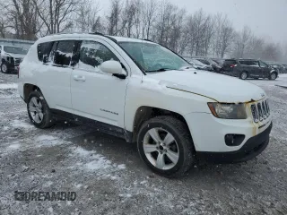 2016 Jeep Compass Latitude with VIN 1C4NJDEB0GD587940, listed as a Copart auction lot 51215595 with 190,386 mi miles and Clean Title. Bid and sale history available at carsss.com. Image 4.