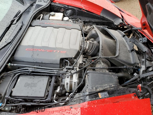 2017 Chevrolet Corvette Z51 2LT with VIN 1G1YK3D72H5121674, listed as a Copart auction lot 53059704 with 27,634 mi miles. Bid and sale history available at carsss.com. Image 11.