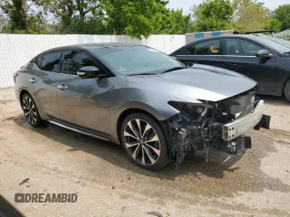 2016 Nissan Maxima S with VIN 1N4AA6AP9GC404199, listed as a Copart auction lot 53815993 with 65,268 mi miles and Salvage Title. Bid and sale history available at DreamBid. Image 4.