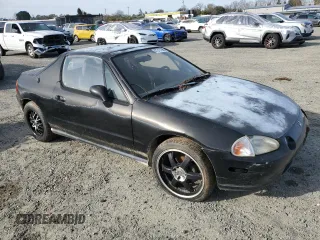 1993 Honda del Sol Si with VIN JHMEH6164PS003193, listed as a Copart auction lot 47317295 with 201,224 mi miles and Clean Title. Bid and sale history available at carsss.com. Image 4.
