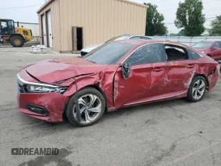 2019 Honda Accord EX-L with VIN 1HGCV1F59KA053172, listed as a Copart auction lot 59603235 with 132,642 mi miles and Salvage title. Bid and sale history available at DreamBid. Image 1.