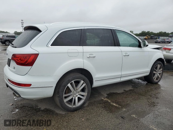2014 Audi Q7 Premium Plus z VIN WA1LMAFE7ED007998, wystawiony jako Copart lot #65349044 z przebiegiem Nie podano mil oraz Nie do naprawy • Non repairable. Historia ofert i sprzedaży dostępna na DreamBid. Obrazek 3.