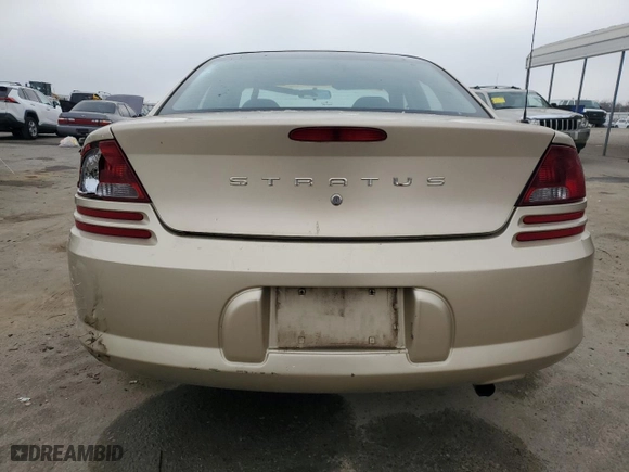2001 Dodge Stratus with VIN 1B3EJ46X31N610365, listed as a Copart auction lot 89020885 with 162,730 mi miles and Salvage Title. Bid and sale history available at carsss.com. Image 6.
