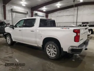 2021 Chevrolet Silverado 1500 LTZ with VIN 3GCUYGET2MG135004, listed as a Copart auction lot 50825955 with 53,594 mi miles and Salvage Title. Bid and sale history available at DreamBid. Image 2.