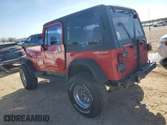 1994 Jeep Wrangler with VIN 1J4FY29S6RP473807, listed as a Copart auction lot 84130724 with 65,404 mi miles and Salvage Title. Bid and sale history available at carsss.com. Image 2.