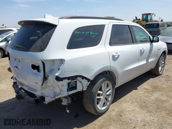 2021 Dodge Durango R/T with VIN 1C4SDHCT3MC540450, listed as a IAAI auction lot 41828334 with 45,729 mi miles and . Bid and sale history available at DreamBid. Image 4.