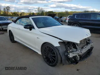 2018 Mercedes-Benz C 43 AMG with VIN WDDWK6EB5JF681780, listed as a Copart auction lot 75207094 with 91,484 mi miles and Salvage title. Bid and sale history available at DreamBid. Image 4.