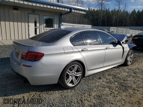 2014 BMW 5 Series 535i with VIN WBA5B1C56EDZ37168, listed as a Copart auction lot 42676905 with Not Provided miles and Salvage Title. Bid and sale history available at DreamBid. Image 3.