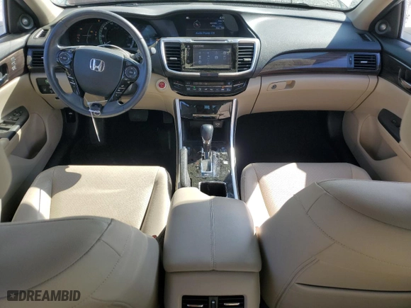 2017 Honda Accord Hybrid EX-L with VIN JHMCR6F54HC019958, listed as a Copart auction lot 51985465 with 49,079 mi miles and Salvage Title. Bid and sale history available at carsss.com. Image 8.