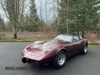1977 Chevrolet Corvette with VIN 1Z37L7S406085, listed as a Copart auction lot 47113155 with 78,353 mi miles and Clean title. Bid and sale history available at DreamBid. Image 2.
