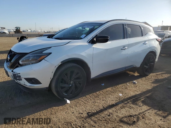 2018 Nissan Murano SV with VIN 5N1AZ2MG7JN112789, listed as a Copart auction lot 52768325 with 143,599 mi miles and Clean Title. Bid and sale history available at carsss.com. Image 1.