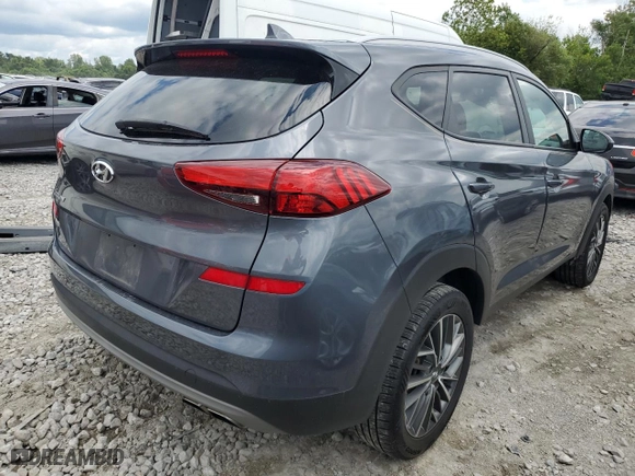 2019 Hyundai Tucson Night with VIN KM8J33AL6KU017172, listed as a Copart auction lot 65627074 with 113,228 mi miles and Salvage Title. Bid and sale history available at carsss.com. Image 3.
