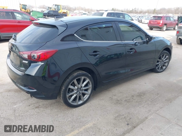 2018 Mazda 3 Touring with VIN 3MZBN1L30JM247097, listed as a IAAI auction lot 41803062 with 61,345 mi miles. Bid and sale history available at carsss.com. Image 4.