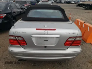 2002 Mercedes-Benz CLK 55 AMG with VIN WDBLK74G12T115679, listed as a Copart auction lot 71442244 with Not Provided miles and Salvage Title. Bid and sale history available at DreamBid. Image 6.