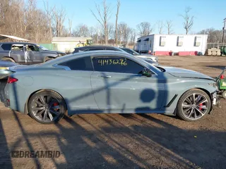 2022 Infiniti Q60 Red Sport 400 with VIN JN1FV7LL0NM680575, listed as a IAAI auction lot 41436276 with 26,862 mi miles and . Bid and sale history available at DreamBid. Image 13.