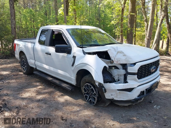 2023 Ford F-150 XL with VIN 1FTEX1EP8PFA78448, listed as a IAAI auction lot 42115100 with 31,433 mi miles and . Bid and sale history available at DreamBid. Image 1.