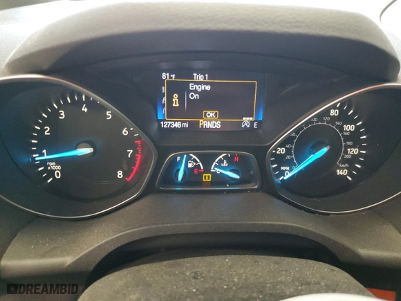 2017 Ford Escape Titanium with VIN 1FMCU0J9XHUA64948, listed as a Copart auction lot 48911225 with 127,346 mi miles and Clean Title. Bid and sale history available at carsss.com. Image 9.
