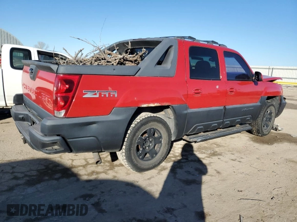 2002 Chevrolet Avalanche z VIN 3GNEC13T02G267332, wystawiony jako Copart lot #41855985 z przebiegiem Nie podano mil oraz Szkoda całkowita • Salvage title. Historia ofert i sprzedaży dostępna na DreamBid. Obrazek 3.