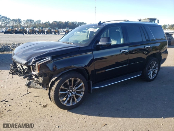 2020 Cadillac Escalade Premium Luxury with VIN 1GYS4CKJ5LR135036, listed as a Copart auction lot 78709054 with 52,695 mi miles and Salvage Title. Bid and sale history available at carsss.com. Image 1.
