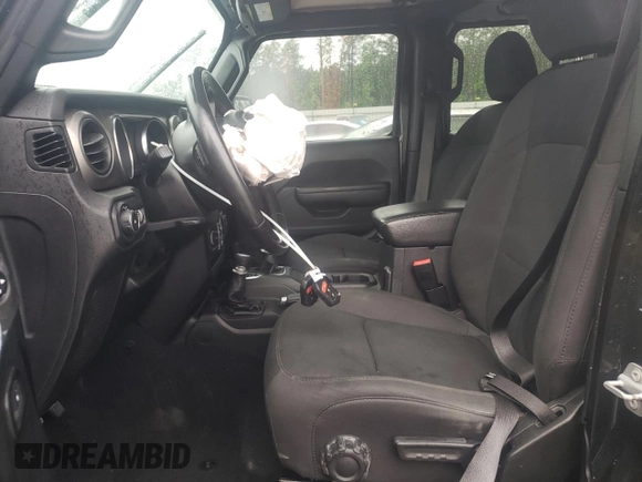 2021 Jeep Wrangler Unlimited Sport Altitude with VIN 1C4HJXDN5MW525525, listed as a Copart auction lot 55897605 with 54,554 mi miles and Salvage title. Bid and sale history available at DreamBid. Image 7.