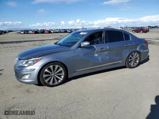 2014 Hyundai Genesis 5.0L R-Spec with VIN KMHGC4DH2EU261607, listed as a Copart auction lot 49180905 with 111,083 mi miles and Salvage Title. Bid and sale history available at carsss.com. Image 1.