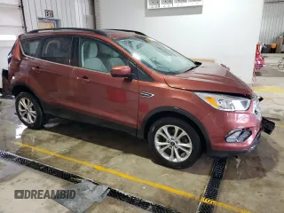 2018 Ford Escape SE with VIN 1FMCU0GD5JUA73381, listed as a Copart auction lot 51056125 with 92,500 mi miles and Salvage Title. Bid and sale history available at carsss.com. Image 4.