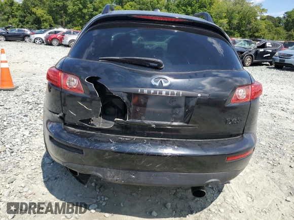 2007 Infiniti FX with VIN JNRAS08W27X203660, listed as a Copart auction lot 68220074 with 188,960 mi miles and Salvage Title. Bid and sale history available at DreamBid. Image 6.