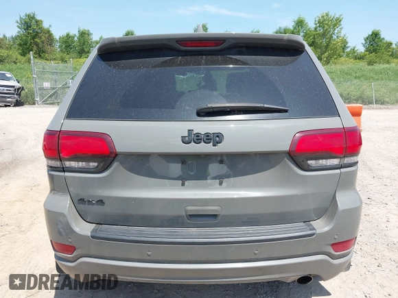 2020 Jeep Grand Cherokee Laredo E with VIN 1C4RJFAG0LC293050, listed as a IAAI auction lot 42566345 with 64,960 mi miles and . Bid and sale history available at DreamBid. Image 16.