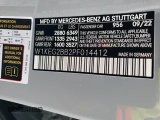 2023 Mercedes-Benz EQE 350+ z VIN W1KEG2BB2PF014412, wystawiony jako Copart lot #76793523 z przebiegiem 3 112 mil mil oraz . Historia ofert i sprzedaży dostępna na DreamBid. Obrazek 12.