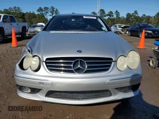 2005 Mercedes-Benz CLK 500 with VIN WDBTJ75J05F139522, listed as a Copart auction lot 80596524 with 95,997 mi miles and Salvage Title. Bid and sale history available at DreamBid. Image 5.