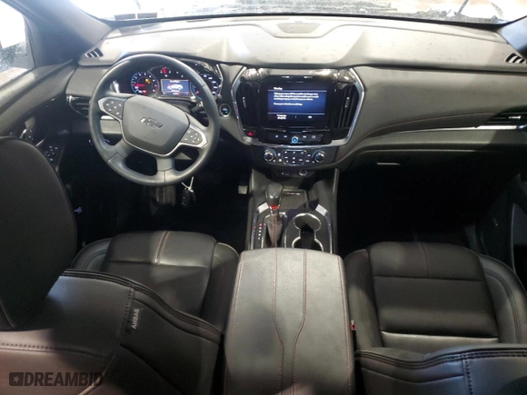 2022 Chevrolet Traverse RS with VIN 1GNEVJKW5NJ187162, listed as a Copart auction lot 48679815 with 21,574 mi miles and Salvage Title. Bid and sale history available at carsss.com. Image 8.