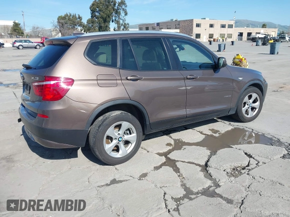 2012 BMW X3 28i with VIN 5UXWX5C53CL719786, listed as a IAAI auction lot 41857244 with 94,911 mi miles and . Bid and sale history available at DreamBid. Image 3.