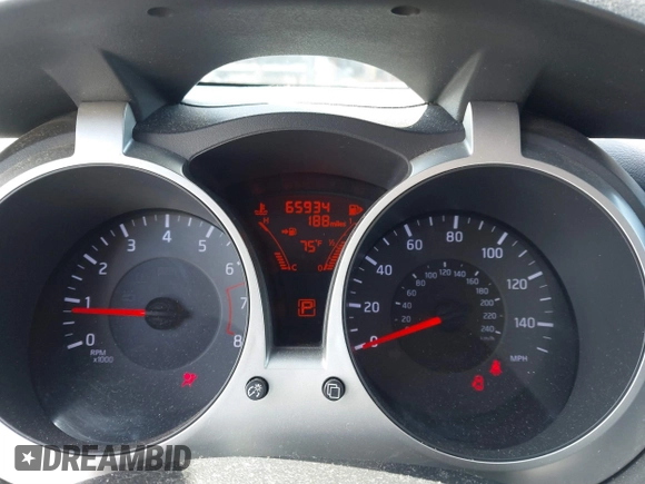 2014 Nissan Juke S with VIN JN8AF5MR6ET355970, listed as a IAAI auction lot 41516806 with 65,934 mi miles. Bid and sale history available at carsss.com. Image 7.