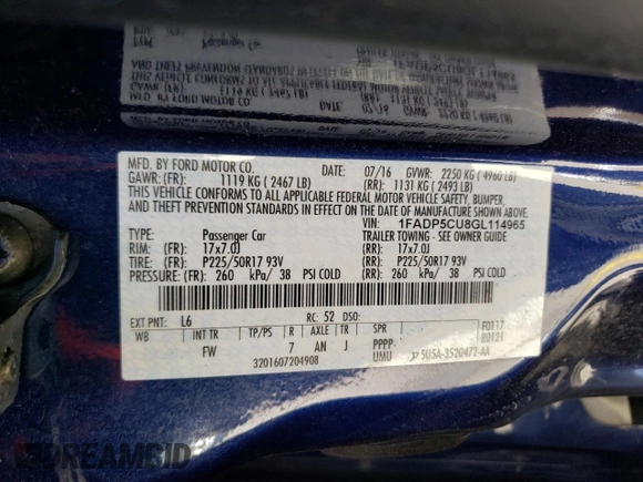 2016 Ford C-Max Energi SEL with VIN 1FADP5CU8GL114965, listed as a Copart auction lot 77697363 with 87,085 mi miles. Bid and sale history available at carsss.com. Image 14.
